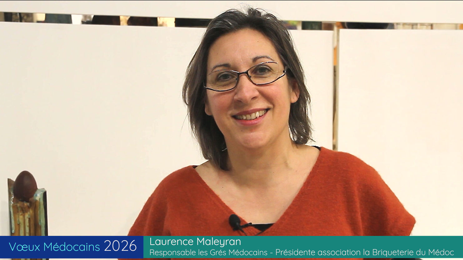 Laurence Maleyran Grés Médocains voeux 2026